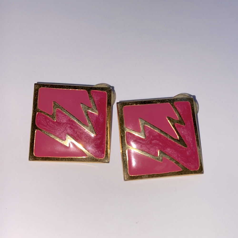 vintage large statement earrings
